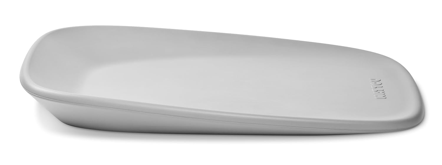 Nattou Wickelmatte aus weichem Schaumstoff, Abwaschbare Wickelauflage, Ca. 50 x 70 cm, Grau
