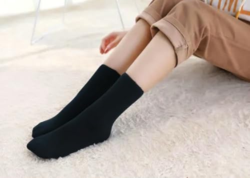 Image of Glus Unisex Winter Warm Fleece Socks, 100% Warm Super Hot For Men & Women