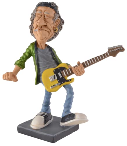 VOGLER Joh. Vogler GmbH Funny Life - Keith, von der gr&ouml;&szlig;ten Rockband der Welt, aus Kunststein, handbemalt, Warren Stratford Kollektion