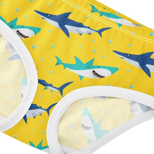 Shark Yellow Toddler Girls's Underwear 2T 23031874