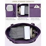 Gonex Yoga Mat Bag, Large Tote Bag with Multi Pockets for Women Men, Canvas Mat Carrier, Full Zipper Easy Access for Pilates Gym Travel - Image 3