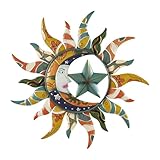 Deco 79 Modern Celestial-Themed Metal Wall Decor, 25