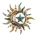 Deco 79 Modern Celestial-Themed Metal Wall Decor, 25"Diameter, Beautiful Multicolored Finish
