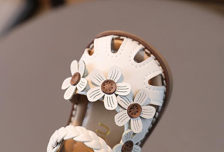 Baby Toddler Sandals Flowers Summer Walking Shoes Princess Dress Birthday Party Wedding3