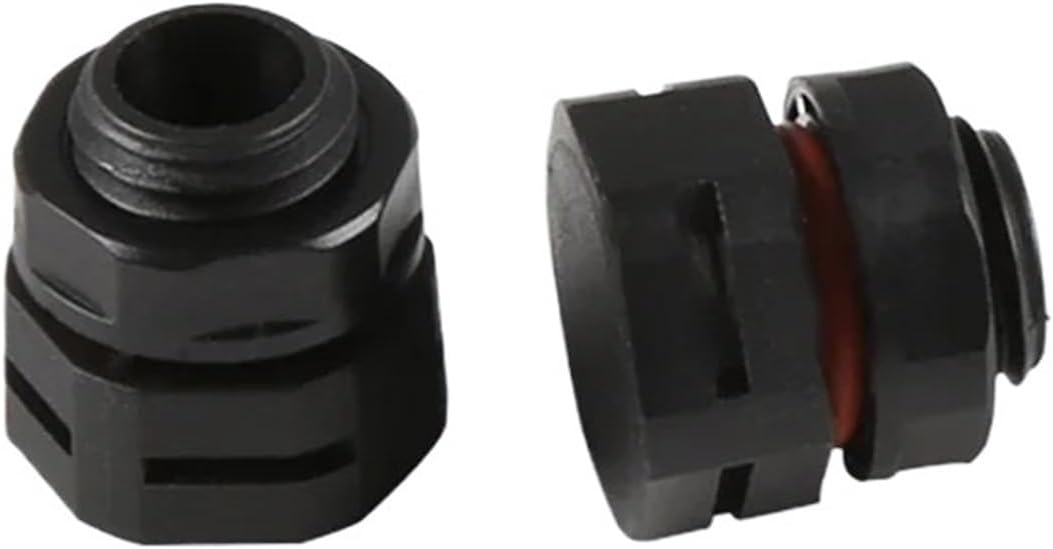 Waterproof Air Vent Valves IP68 Waterproof Nylon High Air vent plug With Breather Valve(Black,M5_10PCS)