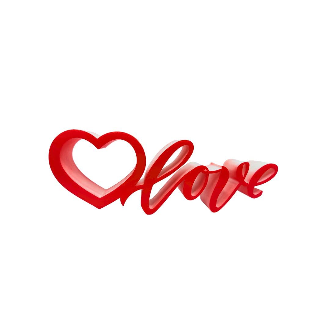 QUANTUM LEGENDS Love & Heart Shaped Showpiece for Valentines Day Anniversary| Valentine Gift for Girlfriend Boyfriend Husband Wife| Valentine Day Gifts| Valentine Decoration Items 2