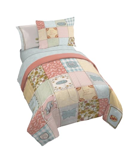Image of Jay Franco Comforter Set Includes Sheets and Pillow Covers - Soft and Cozy Bed Set for Stylish Room Decor, Official Licensed Bedding, Multi - Gilmore Girls, 5 Piece Twin