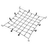 カーメイト(Carmate) INNO 車用 カーゴネット S サイズ(90cm x 80cm)線径8mm 極太ゴム フックの数:12 荷物 固定 用ネット 伸縮率200％ フック 脱着可能 ラック デッキ 落下防止 ラゲッジネット IN811