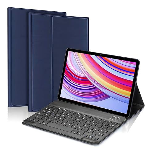 Image of ProElite Keyboard case for Redmi Pad Pro 12.1 inch, Magnetic Detachable Wireless Bluetooth Keyboard Redmi Pad Pro 12.1 inch, Dark Blue
