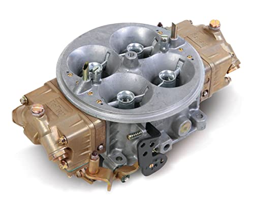New Holley 1050 Cfm Classic Dominator Carburetor,Aluminum,Gold Dichromate,Model 4500,2 Circuit,Compatible With Gas #TOP27