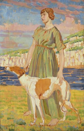 Portrait d'Elizabeth Lipczinski par Derwent Lees, grande affiche toile pour décoration salon