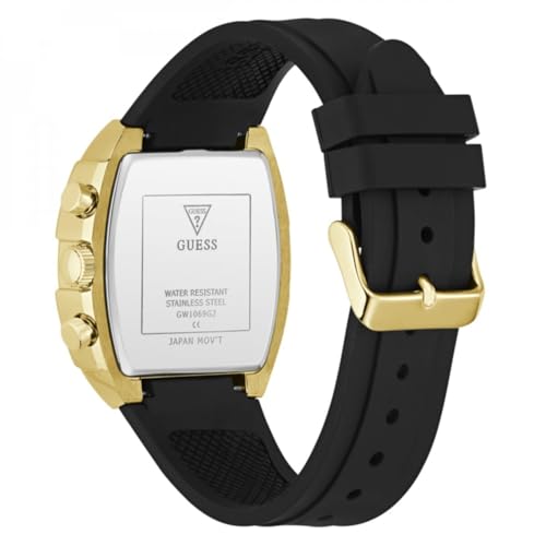 Montre Guess Phoenix dorée et noire idéale pour vos soirées chics - 5