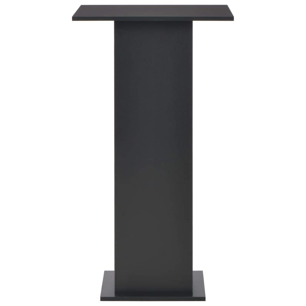 vidaXL Tavolo da Bar Nero 60x60x110 cm