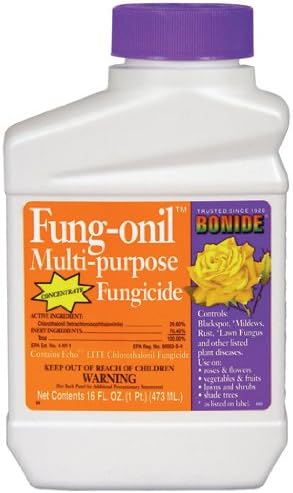 Bonide 880 Fung-onil Multi-Purpose Fungicide for Plant Disease, Controls Blight, Mildew & More, 16 oz. Con - Quantity 12