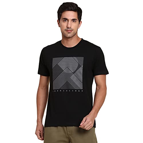 Image of Dennis Lingo Men's Cotton Solid T-Shirt