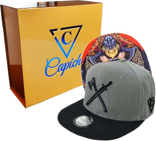 Image of Capiche [99+ Variations Snapback Cap Men's Cap - Baseball - Hat - Art - Unisex - Visor - Men - One Size - Tattoo - Men - Women