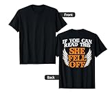 If You Can Read This She Fell Off Biker - Motorcycle Riders T-Shirt