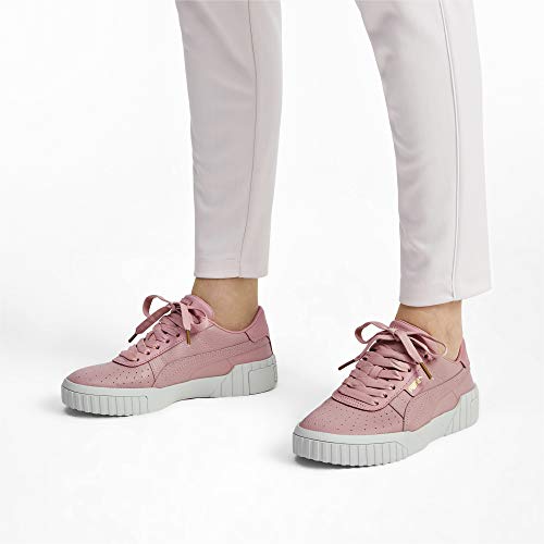 Image of PUMA Women's Cali Emboss WN's Low-Top Trainers, Pink Bridal Rose 04, 8