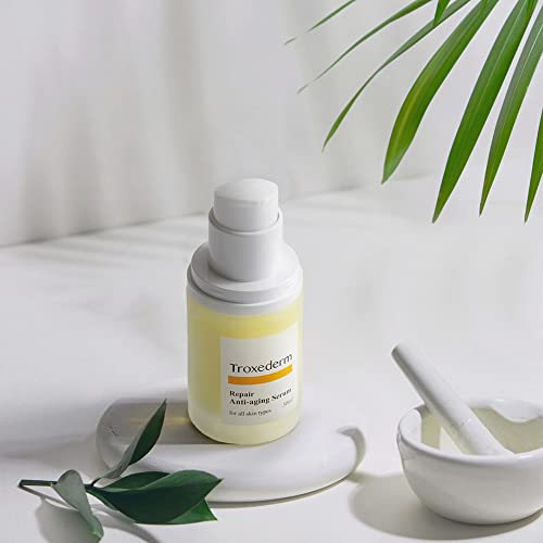 TROXEDERM-Repair-Serum--Fineline-Care-for-Youthful-Skin-Glow-Moisturizing-and-Revitalizing-Formula-with-Niacinamide-Troxerutin-and-Centella-Asiatica-For-All-Skin-Types-101-Floz