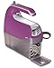 Hamilton Beach Electric Hand Mixer with Snap-On Case, Twisted Wire Beaters, Milkshake Rod, Dough Hook, Whisk, 6-Speed, Raspberry