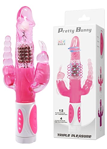 Baile Pretty Bunny Triple Vibrador Rotador