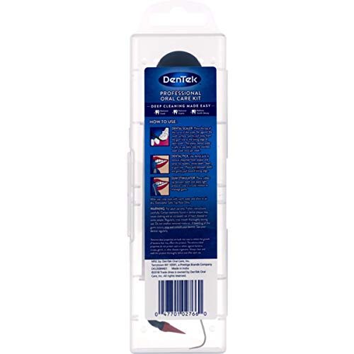 DenTek Professional Oral Care Kit, Advanced Clean Dental Pick, Scaler