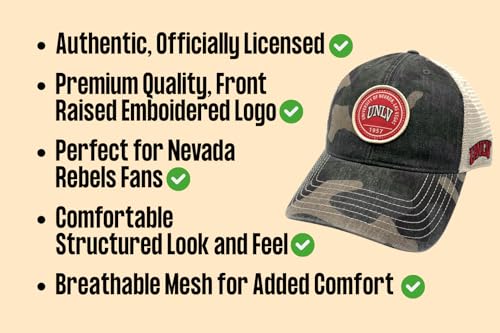 Gorra Truckers UNLV Rebels Ajustable C5 Sports miniatura 6