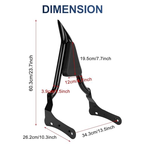 PSLER Detachable Passenger Sissy Bar