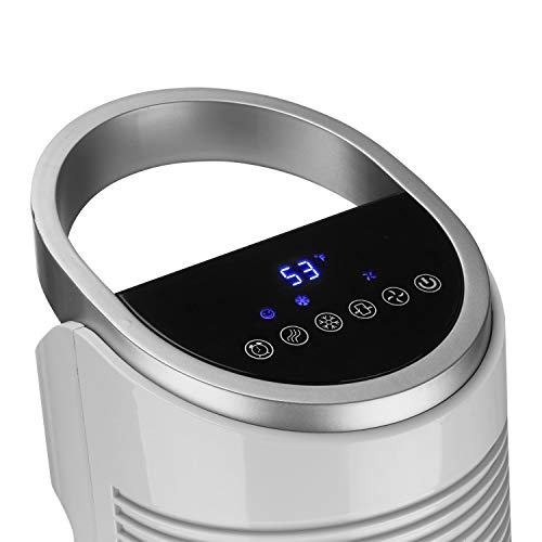39\" Air Cooler Tower Fan,Portable Cooler Humidifier Bladeless Quiet Electric Evaporative Cooler w/Remote Control and 2 Ice Crystal Boxes，3 Modes and Speed Settings - Thumbnail 6