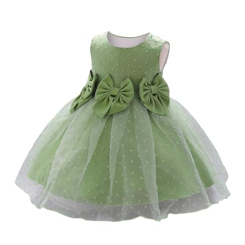 Vestido para menina, vestidos batizados, cerimónia, bebé com laço, vestidos de tule sem mangas para recém-nascido, elegante, vestido com fecho de correr, roupa para aniversário, cerimónia para