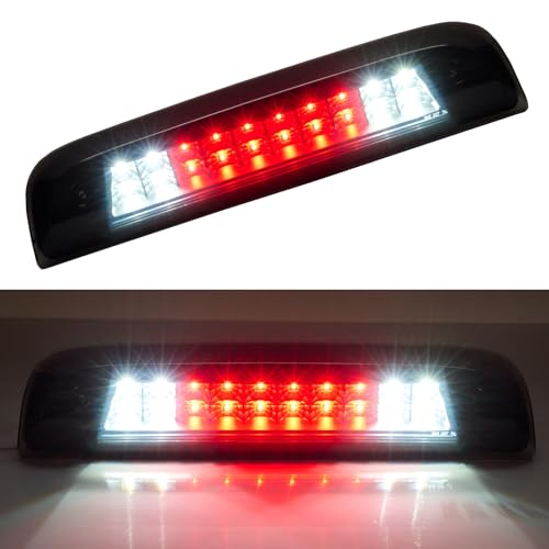 Image of Third 3rd Brake Light LED for 2014-2018 Chevy Silverado /GMC Sierra 1500 2500HD 3500HD, High Mount Rear Brake Lights Assembly, Waterproof Center Cab Cargo Lamp Stop Light
