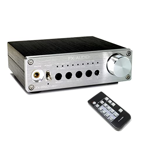 Amazon.co.jp: FX-AUDIO- FX-202J FUSION[シルバー]Tripath TA2020-020