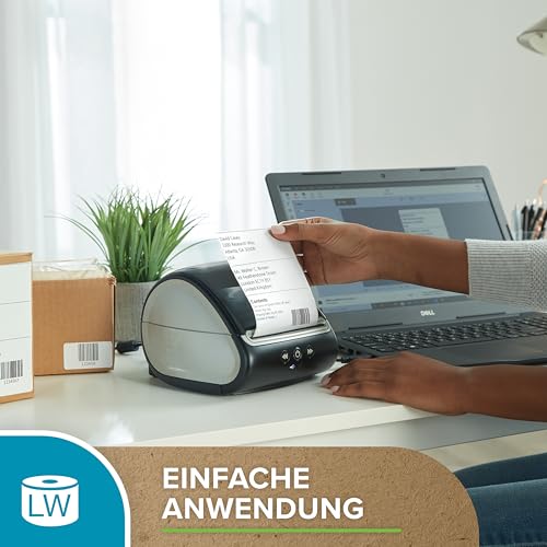 DYMO Original LabelWriter Versandetiketten (Extragroß) für LabelWriter 5XL/4XL-Etikettendrucker | 104 mm x 159 mm | Rolle mit 220 Etiketten | selbstklebend | für LabelWriter Beschriftungsgerät