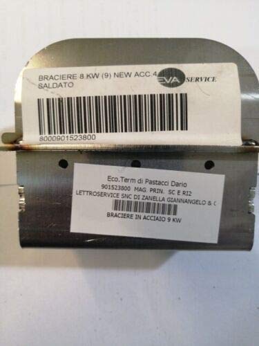 Quemador 8 kW acero para estufas Evacalor, punto fuego modelo Cerino Rita