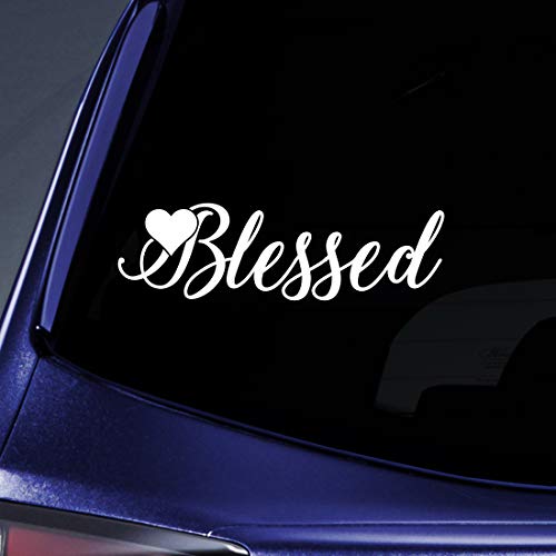 Blessed Heart Sticker Decal Notebook Car Laptop 5.5