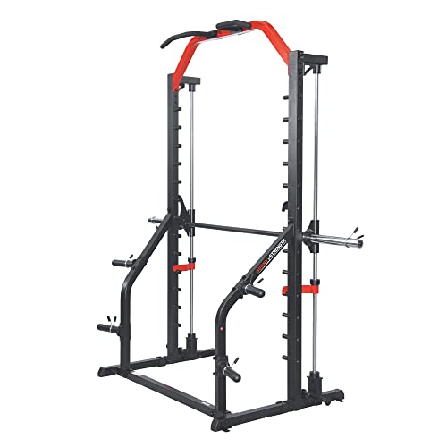Sunny Health & Fitness Olympic Smith Machine Squat Rack with Pull-Up Bar - image 8