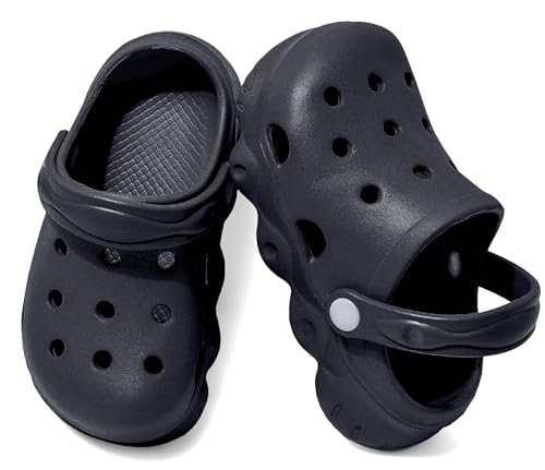 Image of INMINPIN Kids Cute Clogs Cartoon Garden Shoes Boys Girls Slides Slippers Indoor Outdoor Children Water Shower Beach Pool Sandals