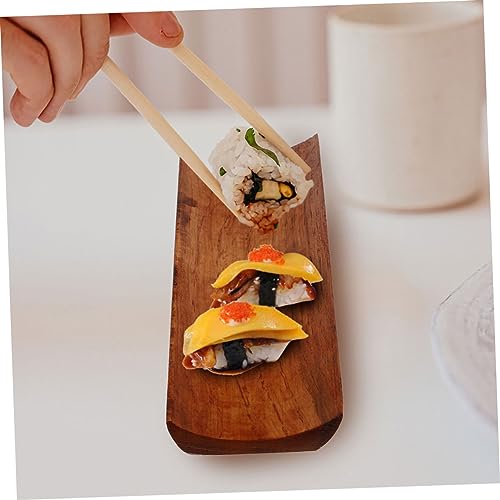 Bandeja para sushi japonesa de 4 piezas estilo decorativo miniatura 5