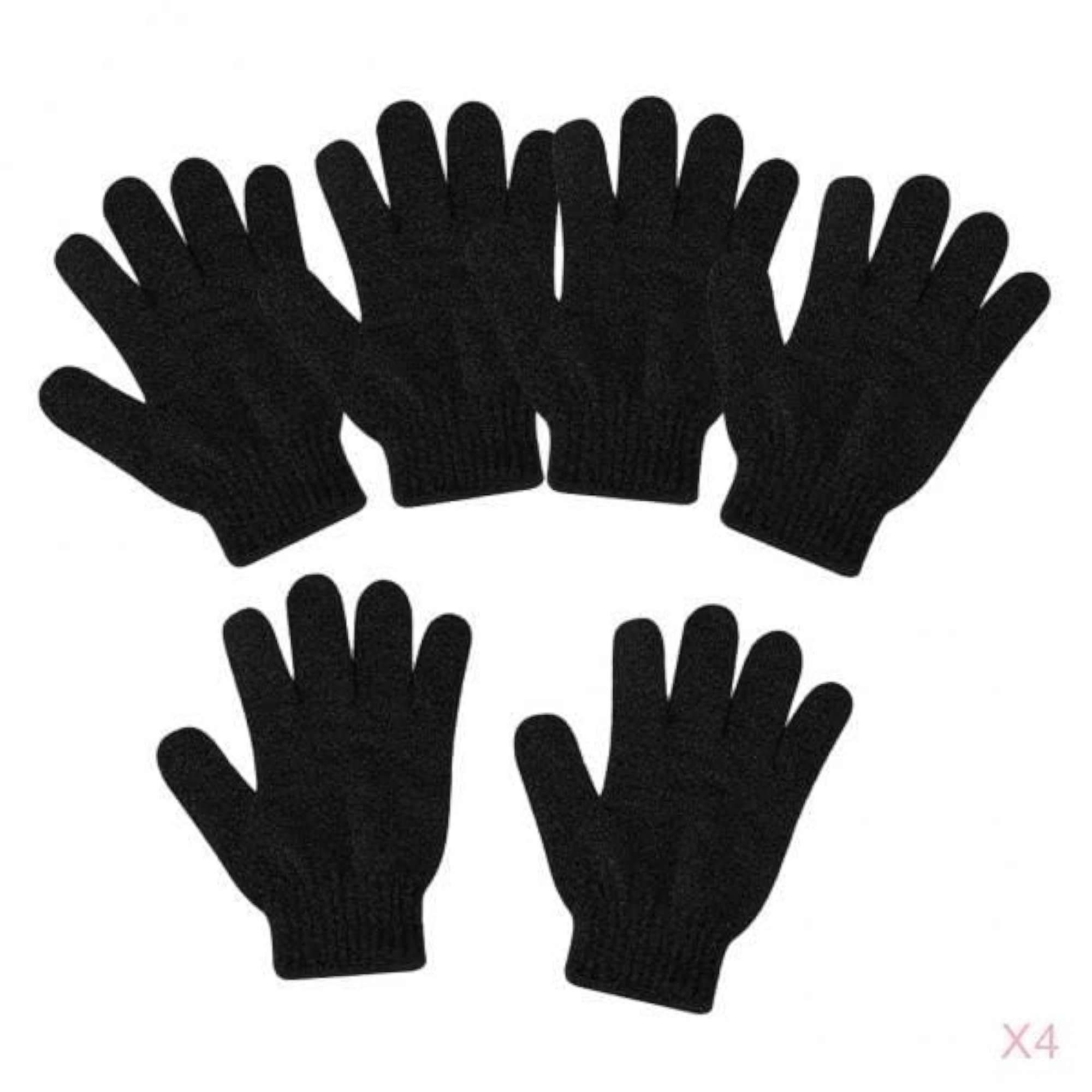 24 Pieces Exfoliating Body Scrub Shower Gloves