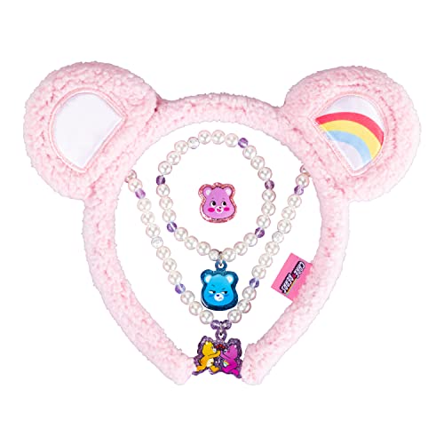 Image of LUV HER Headbands for Girls - Kids Jewelry for Girls - Dress Up Set All in one Giftable Box - Headband - Play Jewelry Set - 4pc (Toddler Headband, Necklace, Dress Up Bracelet, Ring) Ages 3+