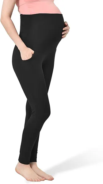 Stanpetix Maternity Joggers for Women - Maternity Casual Pants Activewear Women's Pregnancy Sweatpants with Pockets (Black,Small)
