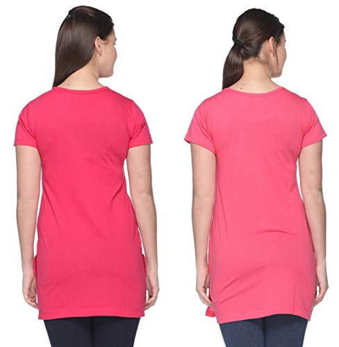 Image of In Love Women's Plus Size Cotton Printed T-Shirt with Pocket - Combo Pack of 2