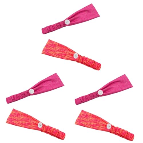 Bandeau élastique avec bouton pour femme protège les oreilles de la sueur