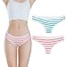Hot Cute Japanese Style Blue&pink Stripe Panties Bikini Cosplay Cotton Underwear