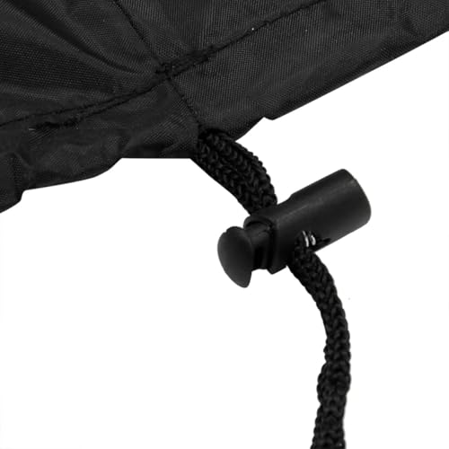 Housse de protection fauteuil de jardin noire pour terrasse propre