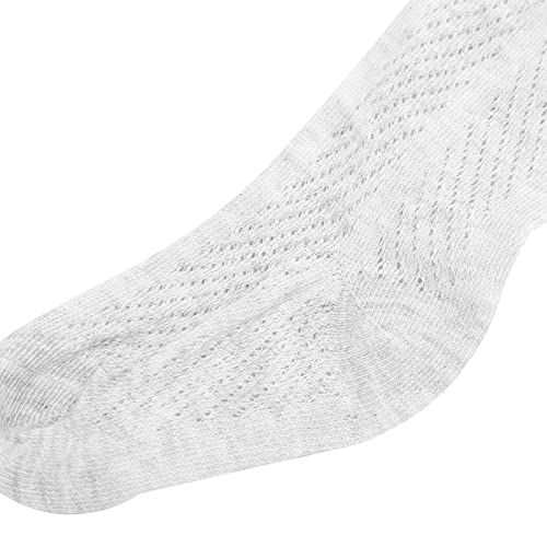 Leggings para bebê, legging para bebê, elástica, respirável para primavera e outono (cinza claro)