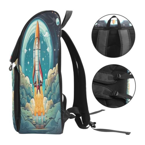 Sac à dos fusée de dessin animé pour les sorties et le collège - 3