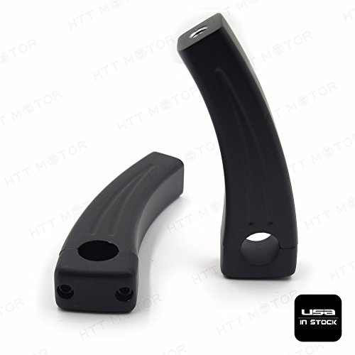 Httmt Xh6014-003-1-5.5" Black Motorcycle Handlebar Pullback Risers Compatible With Universal Bikes (1" Bar) #TOP5
