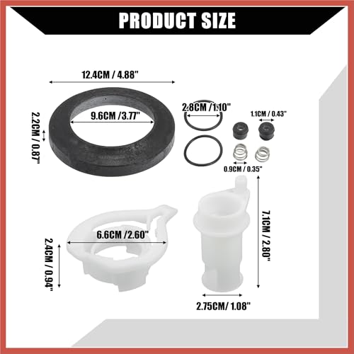 Image of ACROPIX 42049 Water Valve Style II Kit for Aqua Magic Style II Permanent Toilets /Leak-Resistant RV Toilet Water Assembly Valve Kit / 1Set Car Parts