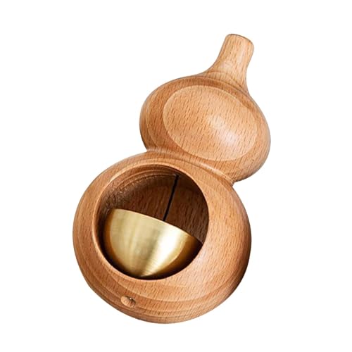 Cloche de commerçants en bois noble sonnette magnétique artisanale de luxe